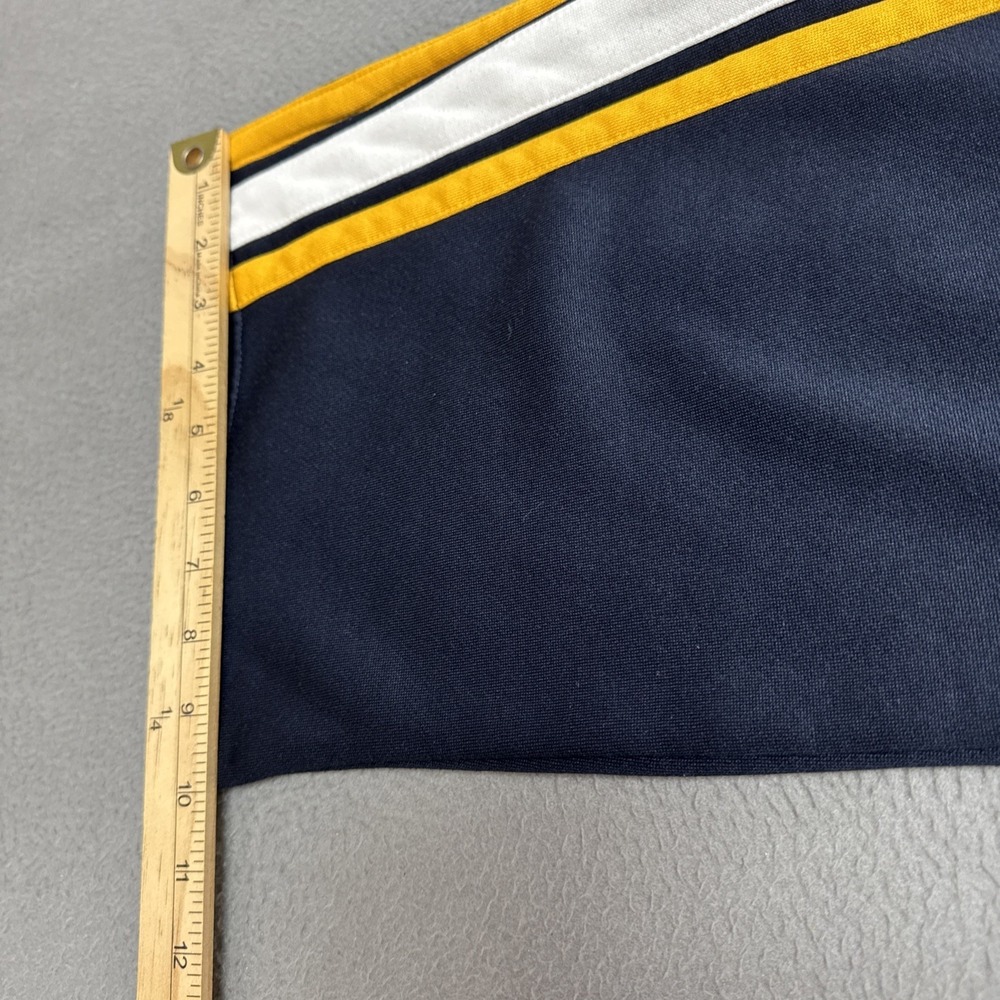 VTG Abercrombie & Fitch Sweat Pants Mens Sz L (40x29) Blue Track Zip Striped Y2K - Picture 6 of 10